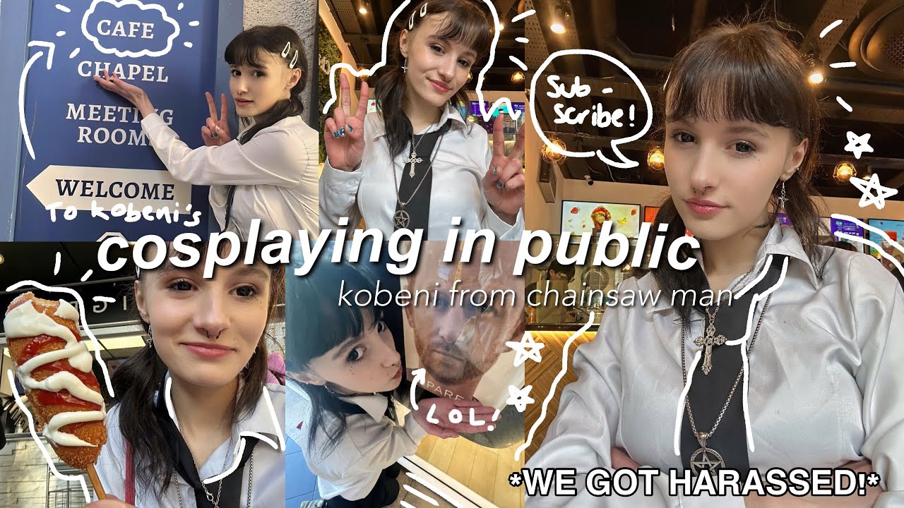 cosplaying KOBENI in PUBLIC (cosplay vlog)