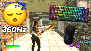 Razer Huntsman Mini ASMR 😴Tilted Zonewars🏆 Satisfying Keyboard Fortnite 360 FPS 4K