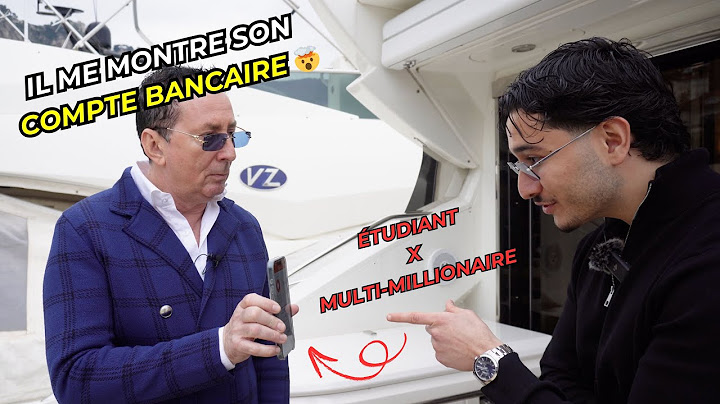 Après sa Rolls...il me fait monter sur son YACHT !