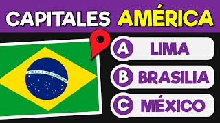 Adivina las Capitales de América 🌎🤔 Todos los PAÍSES y capitales de AMÉRICA