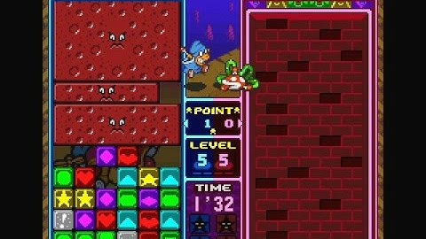 Tetris Attack Me vs lvl 9 CPU