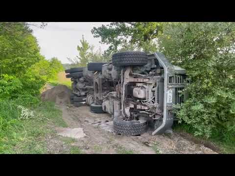 Dump Truck Rollover Hamilton Township May 30, 2022