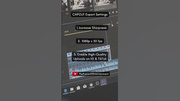 #CapCut Export Settings for #Intagram and #TikTok - #CapCutTips #TikTokEdits #ContentCreator