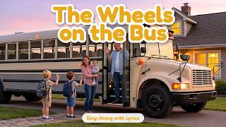 The Wheels on the Bus | Gentle Nursery Rhyme for Kids with Lyrics | Calm Sing-Along screenshot 3