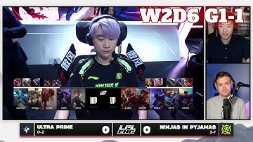 NIP vs UP- Game 1 | Week 2 Day 6 LPL Summer 2025 Split 3 | Ninjas in Pyjamas vs Ultra Prime G1 full