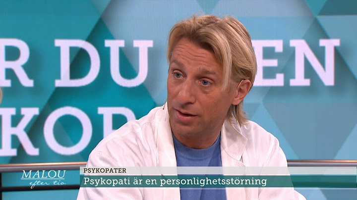 Så känner du igen en psykopat - Malou Efter tio (TV4)