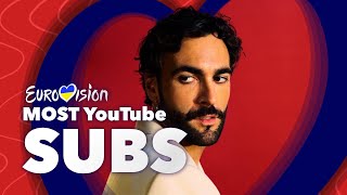Contestants Ranked by Number of YouTube Subscribers | Eurovision 2023