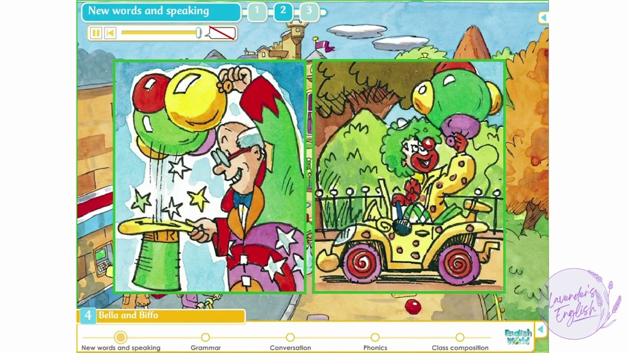 English World 1 Unit 4 Bella and Biffo Story