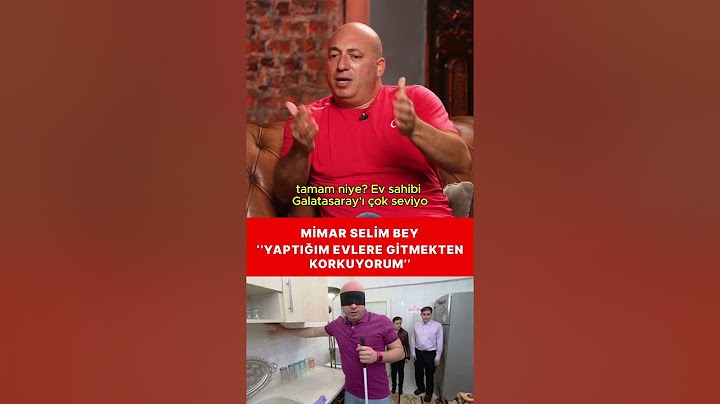 Mimar Selim Bey ''Beni Satırla Kovaladılar, Balkondan Atladım''