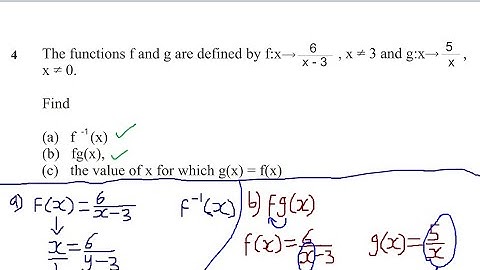 FUNCTIONS 2024 Additional mathematics external G12 ECZ exam Q4 P1