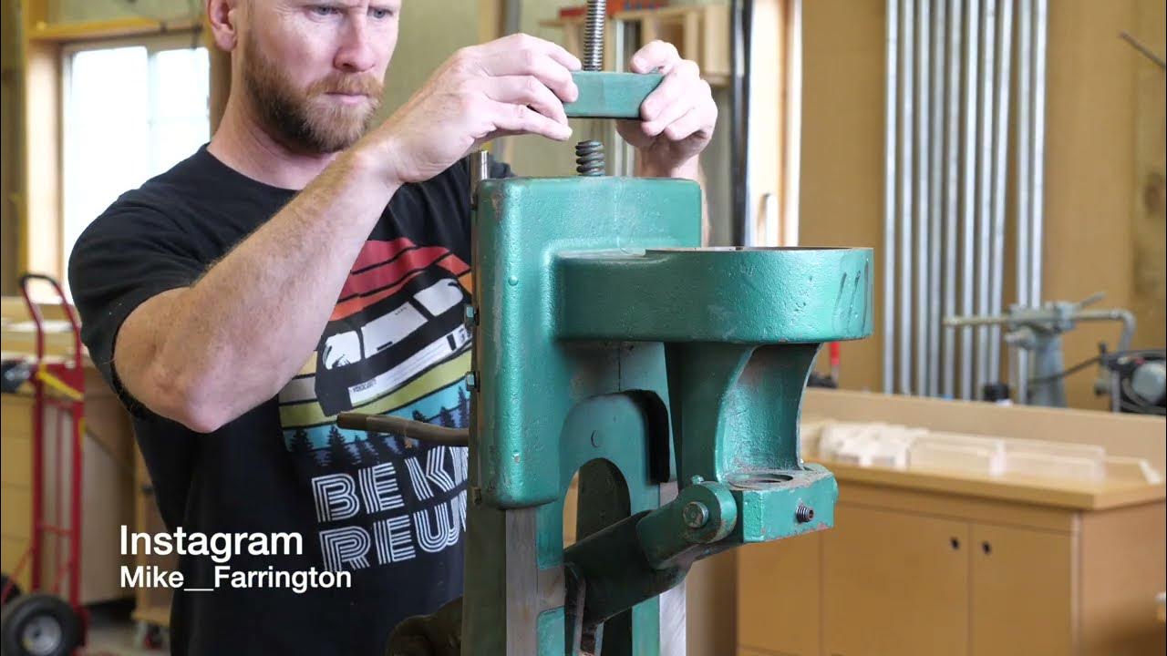 Massive Monster Mortiser. The Powermatic 400 hollow chisel mortiser