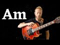 9 Guitar Scales to play over Am (Vamp & Loop)