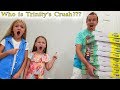 Trinity's Crush Reveal! Dad Hides Creatable World Toy Scavenger Hunt In Our House!