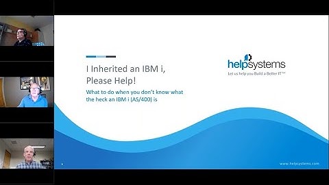 Robot | I Inherited an IBM i in 2021, Please Help!