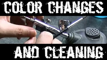 Airbrush Color Changes and Cleaning (Airbrushing Intermetiate Part 3)