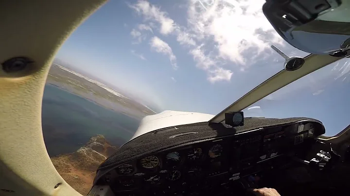 Flying to Pedregal Airstrip in Baja California, 4/...