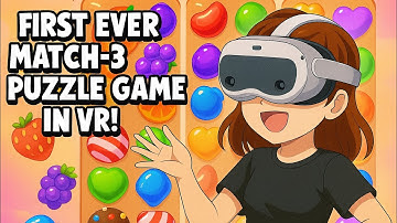 This VR Puzzle Game Feels Like Candy Crush! (JollyMatch on Quest 3)