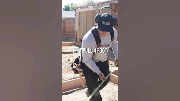 3-4-5 Squaring Method, Easy Way To Check! #construction