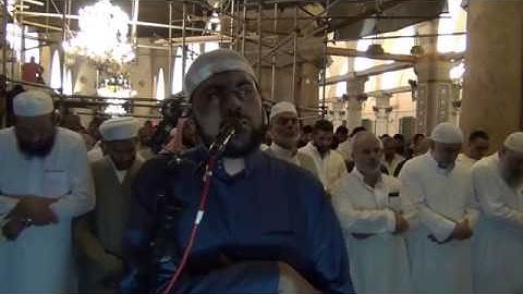 تراويح من المسجد الأقصى الشيخ محمد العباسي 26 رمضان 2015\1436 هـ (سورة الواقعه)