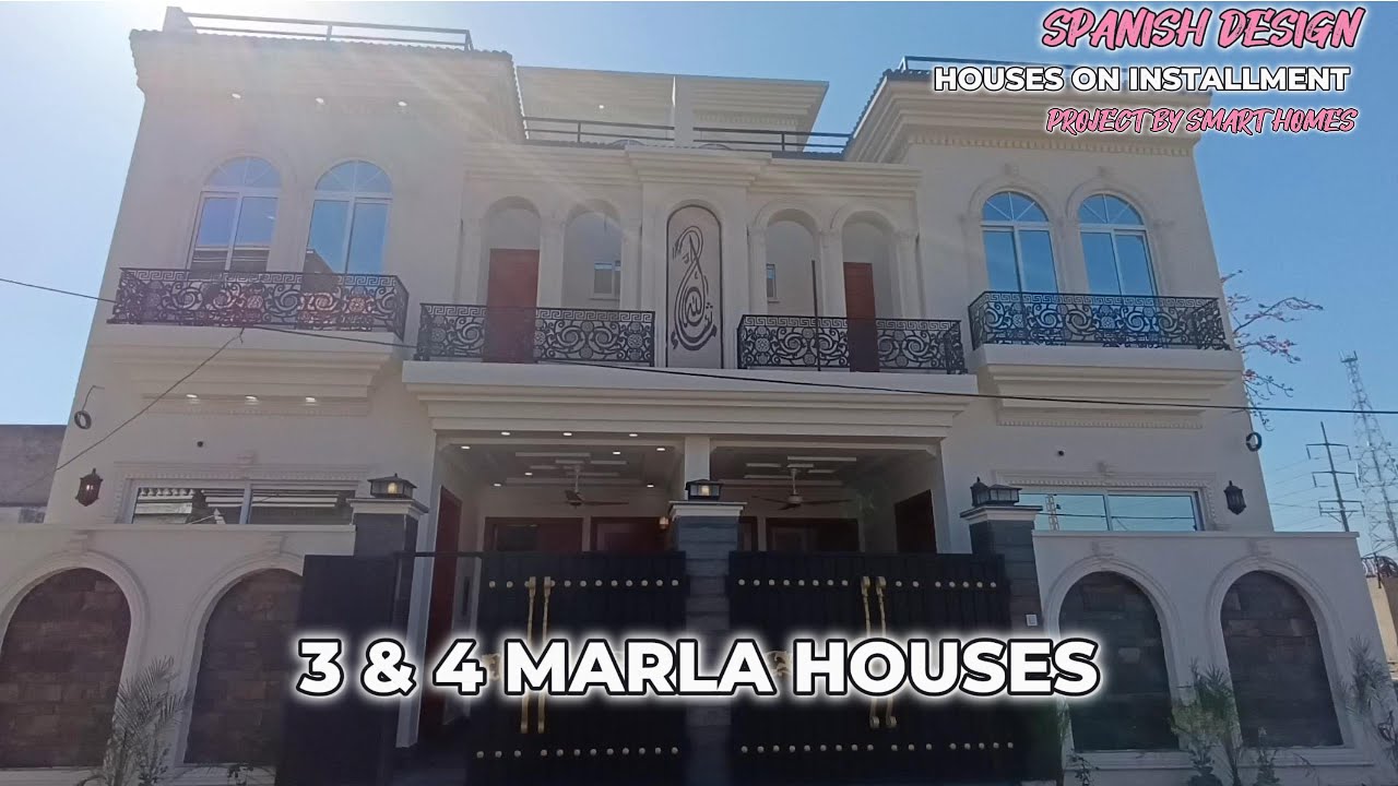 4 Marla House | Best Home Project Near Canal Road | Budget Homes | On Installment | Spanish Design |