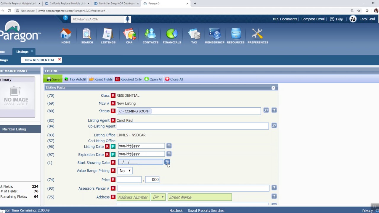 [Paragon How-To] Search and Input Coming Soon Listings
