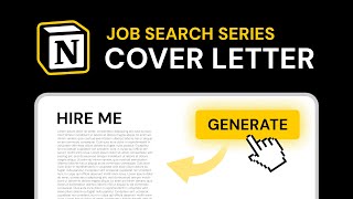 Make a Cover Letter in LESS than 5 minutes (with Notion & Chat GPT) Resimi