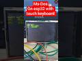MS- DOS TERMINAL on Esp32 with jiophone Mobile Display &amp; Touch Keyboard, #shorts, #shortsfeed, #esp