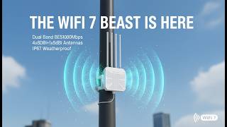 wifi 7... outside forget the mesh system. put this monster on the roof | Wavlink