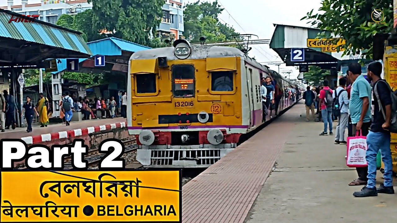 Belgharia/BLH!!😮 (বেলঘরিয়া) Station Annoucement (Part 2) + Gede Galloping local & New Local Train