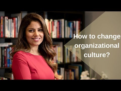 ვიდეო: როგორ ცვლით ორგანიზაციულ კულტურას?