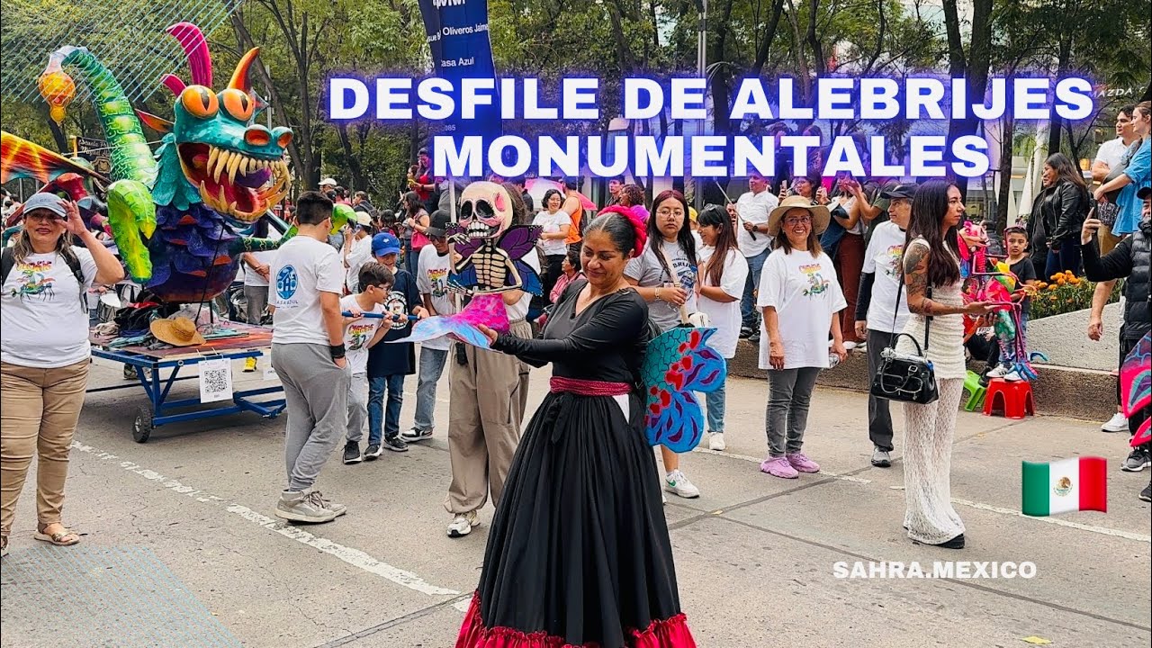 Desfile de Alebrijes Monumentales 🇲🇽#cdmx #méxico #callesdemexico #alebrijes #2025 #travel #turismo 