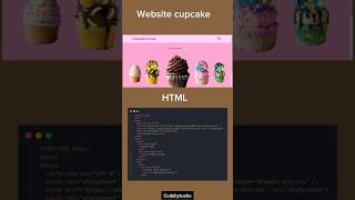 Create 3D Text Cube with HTML, CSS & JavaScript! 🍰 Cupcake Website #css #html #codebytushu #js