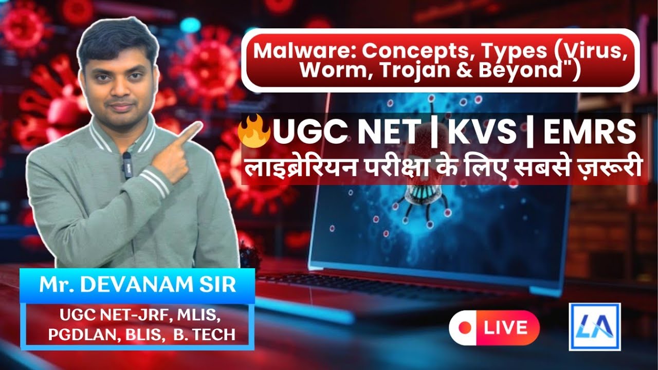 🎯 KVS | EMRS Librarian: What is Malware - Virus Vs Worm VsTrojan Vs Ransomware Vs Phishing
