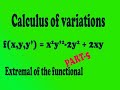 How to get solution of calculus of variations simple & bast example (PART-5)