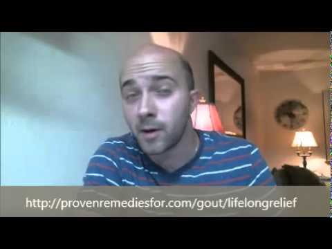 How to treat gout naturally at home with fast relief - YouTube