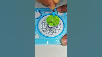 The Spirograph 2025 I enjoyed in my childhood, How many rotations did the pen make in total? #shorts