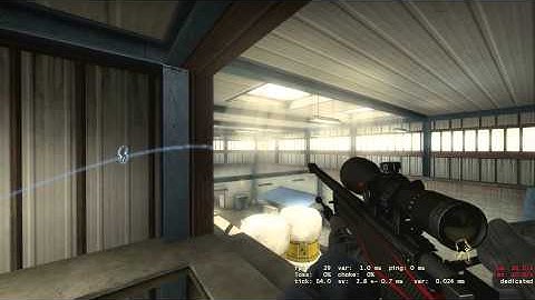 CS:GO nuke sick wallbang two in one bullet