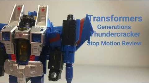 Transformers Generations Thundercracker Stop Motion Review