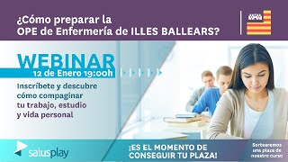 ✍OPE Enfermería ILLES BALEARS ✅ Cómo conseguir la plaza.