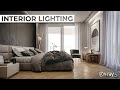 Interior lighting in vray 3ds max  vray5 3dsmax 2020  bedroom interior lighting