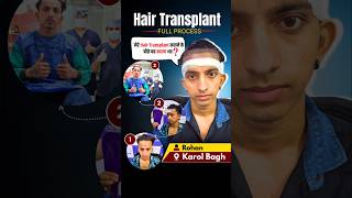 Hair Transplant Kaise Hota Hai? Complete Process   #HairTransplant #shorts #shortvideo #shortsfeed