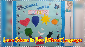 Learn Colours in Four Different Languages with Ermina