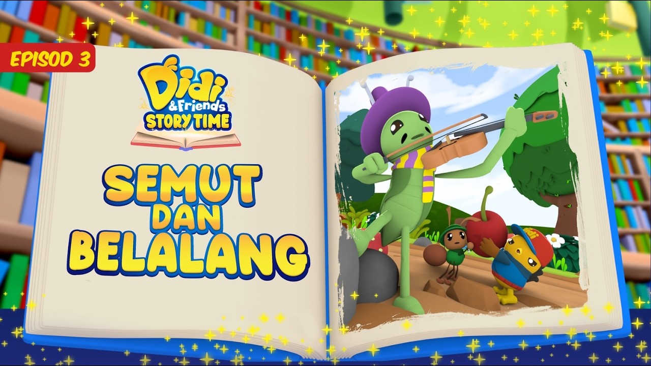 EPISOD 3 : Semut dan Belalang | Didi & Friends Storytime | Episod Penuh Didi & Friends