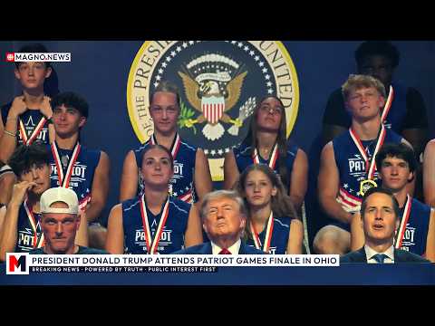 🇺🇸 President Trump Attends Patriot Games Finale at SPIRE Academy in Geneva, Ohio