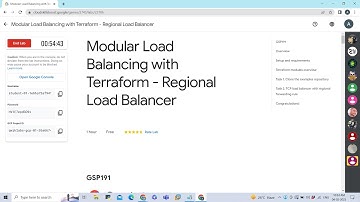 Modular Load Balancing with Terraform - Regional Load Balancer #arcade #gcp #googlecloudplatform