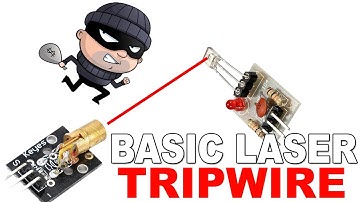 Easy Arduino Basic Laser Tripwire Security Alarm