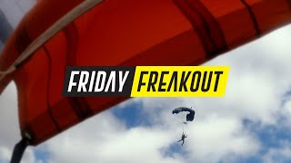 Friday Freakout: Skydivers Avoid Head-On Collision On Opening