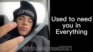 Gavin Magnus - "Everything" (Unreleased Lyrics)