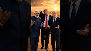Modi 😎 vs Trump 🤯 vs Putin 😂 | Desert Tea Stall Comedy | Cinematic Shorts #shorts