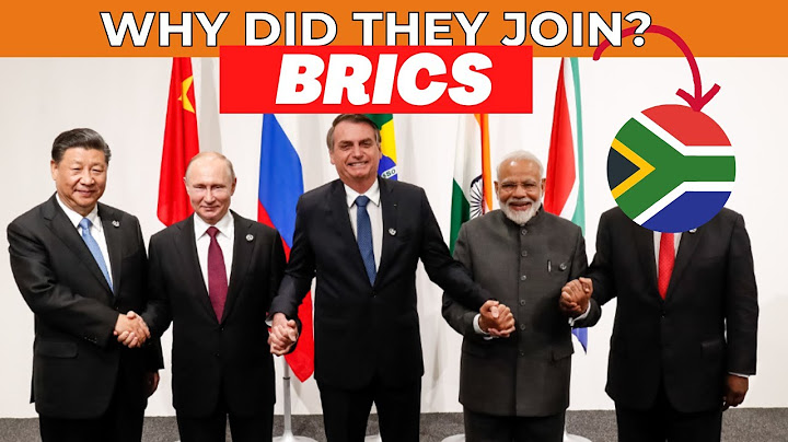 Why did South Africa join BRICS? 🇿🇦
